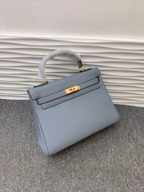 Powder Blue Elegance Top Handle